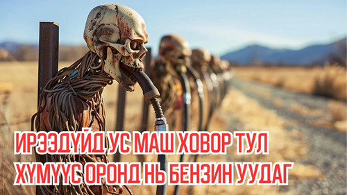 In Future, Water is so Rare That Humans Drink Petrol Instead